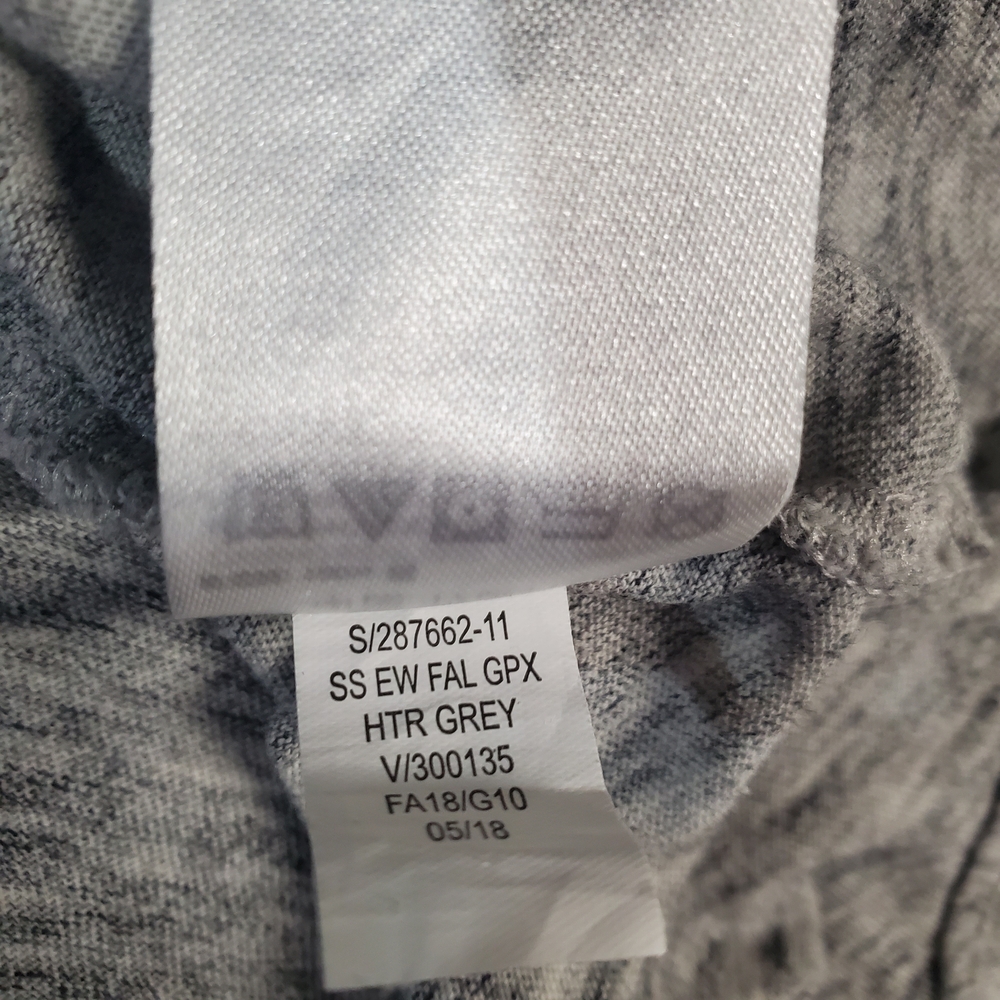 Old Navy Heather Gray Tee with Black Accents - Picture 7 of 8